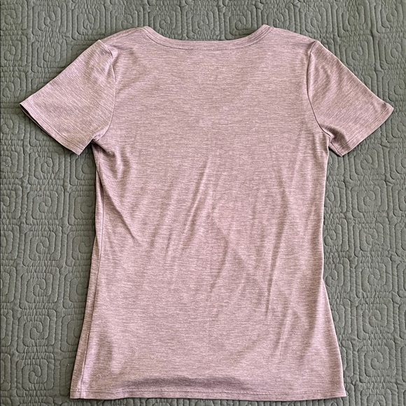 Nike Women's Light Purple Dri-Fit Short Sleeve Tee - Picture 2 of 3